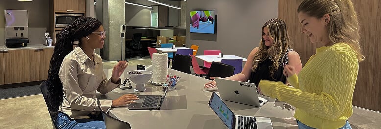 Women working together